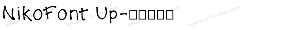 NikoFont Up字体转换